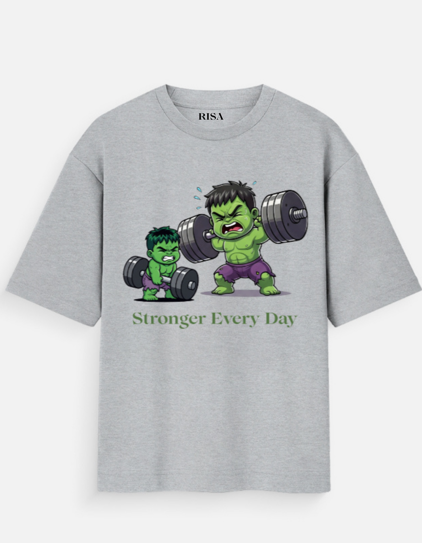 "Stronger Every Day" Transformation Gym Graphic T-Shirt | Unisex Motivational Apparel