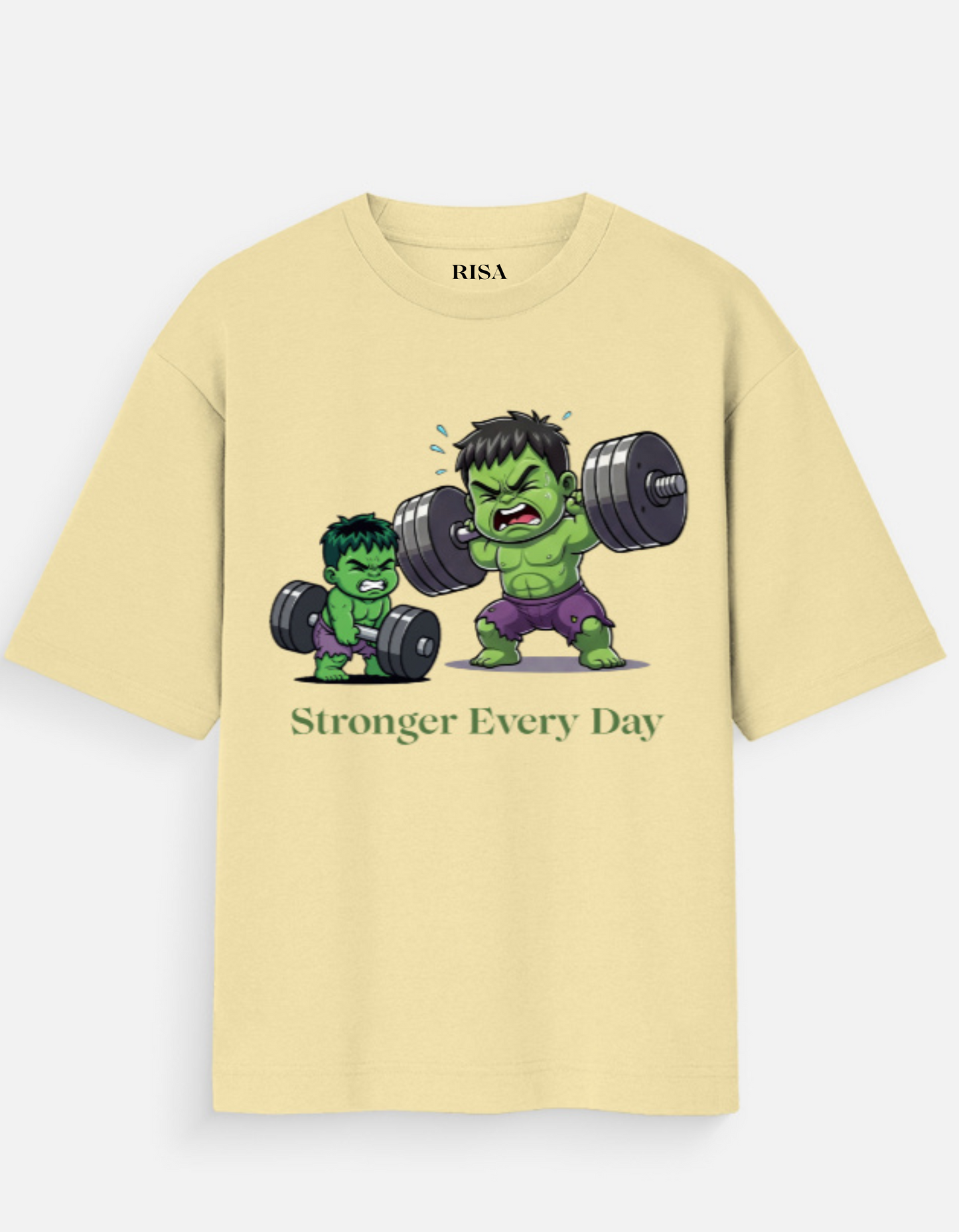 "Stronger Every Day" Transformation Gym Graphic T-Shirt | Unisex Motivational Apparel