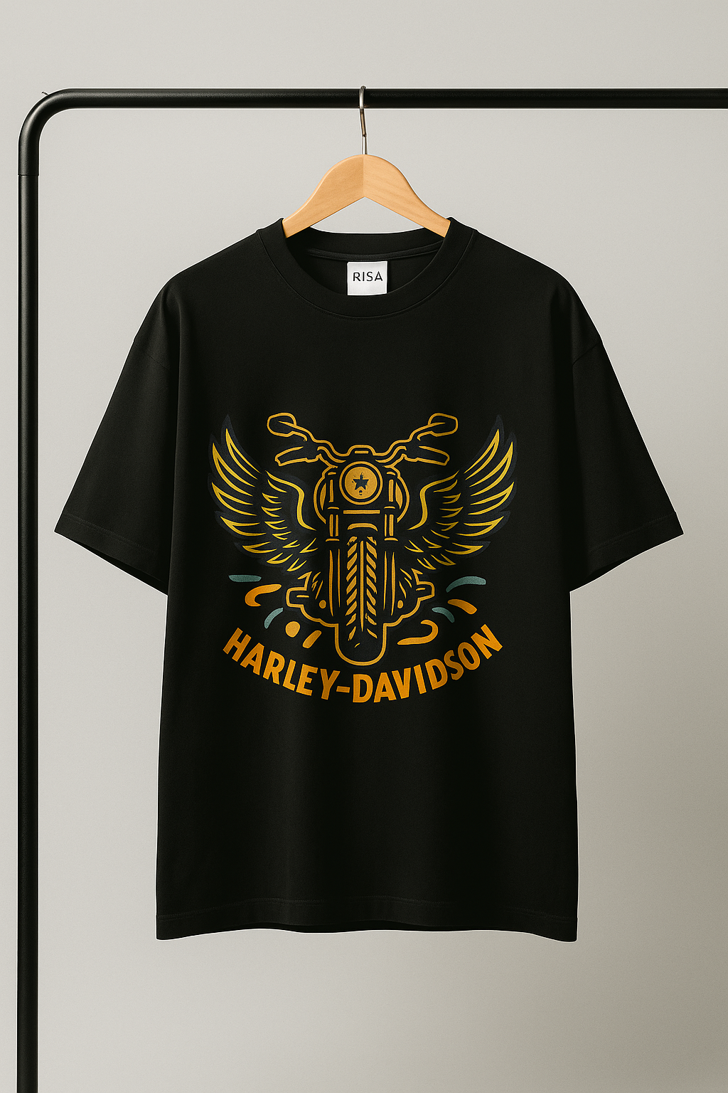 Harley-Davidson Inspired Motorcycle Graphic Printed T-Shirt | Unisex Automotive