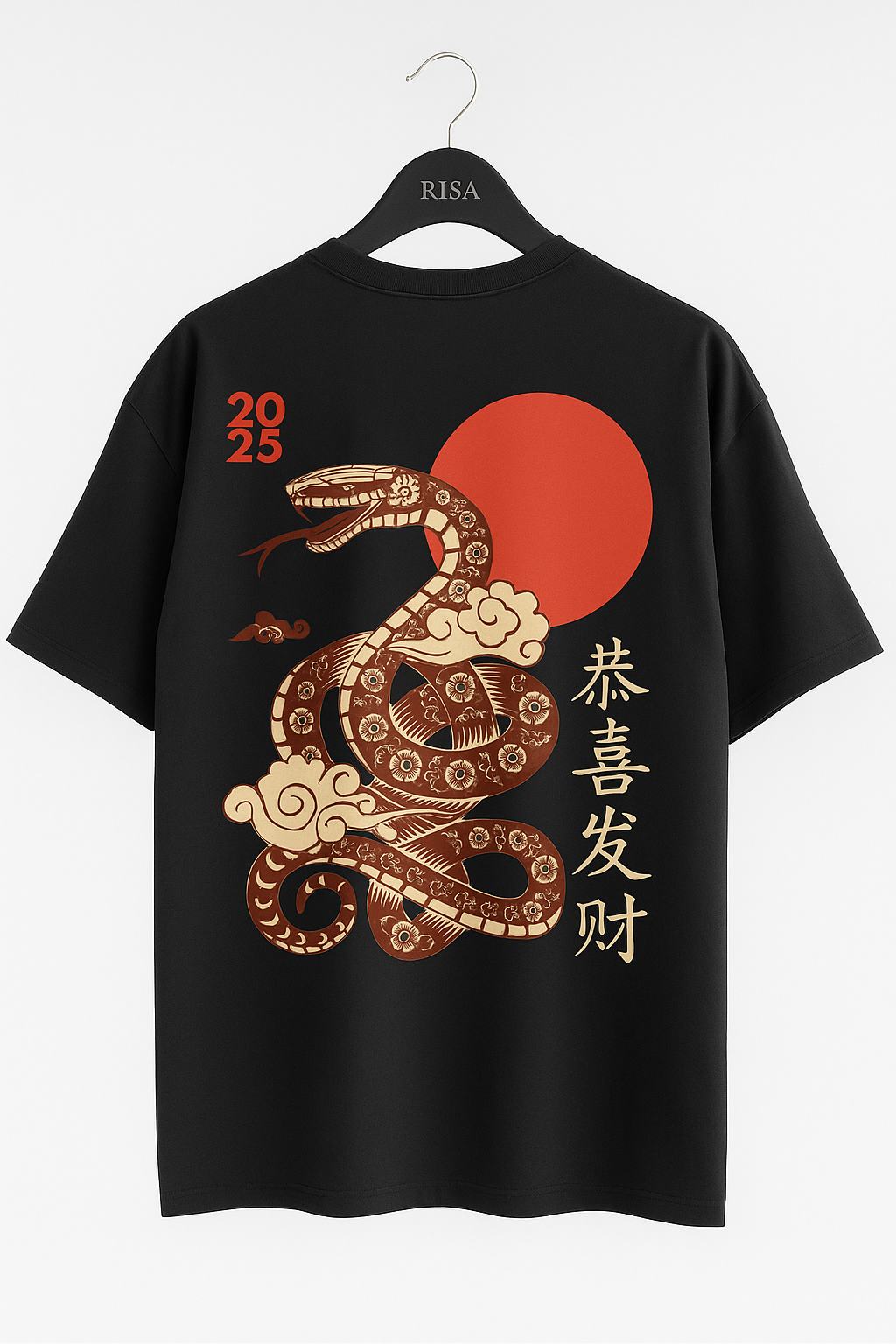 Year of the Snake 2025 Graphic Printed T-Shirt | Unisex Lunar New Year Apparel
