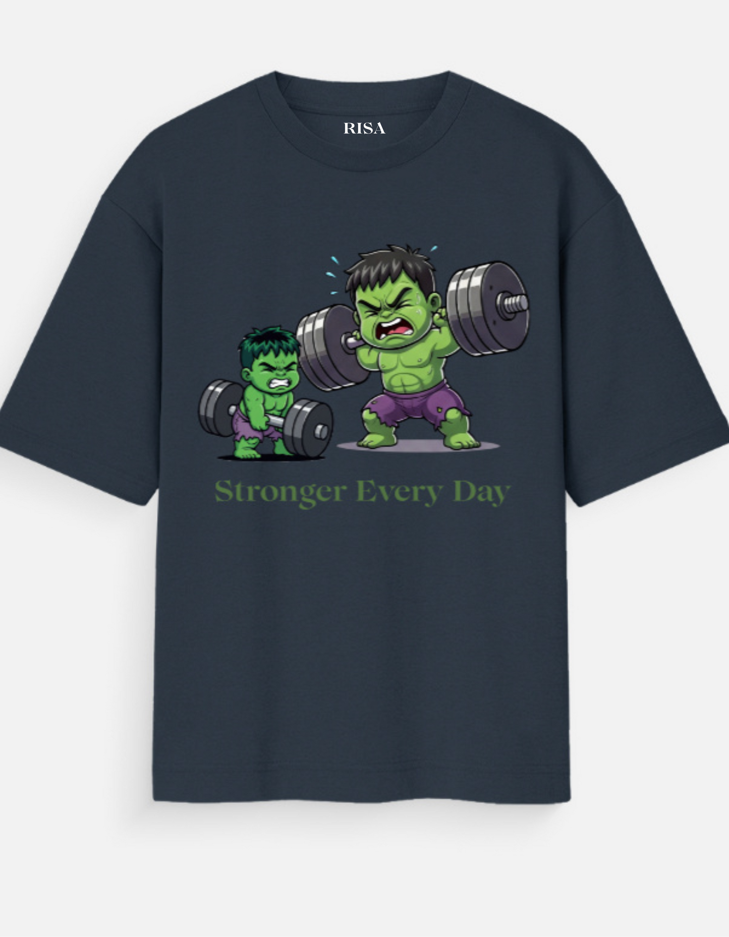 "Stronger Every Day" Transformation Gym Graphic T-Shirt | Unisex Motivational Apparel