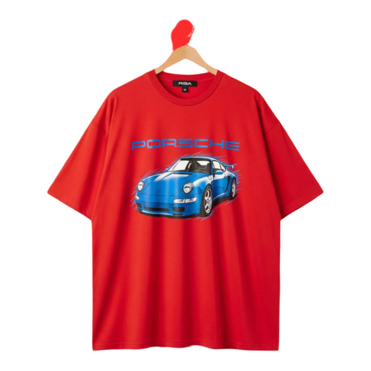 Porsche Printed Oversized T-shirt