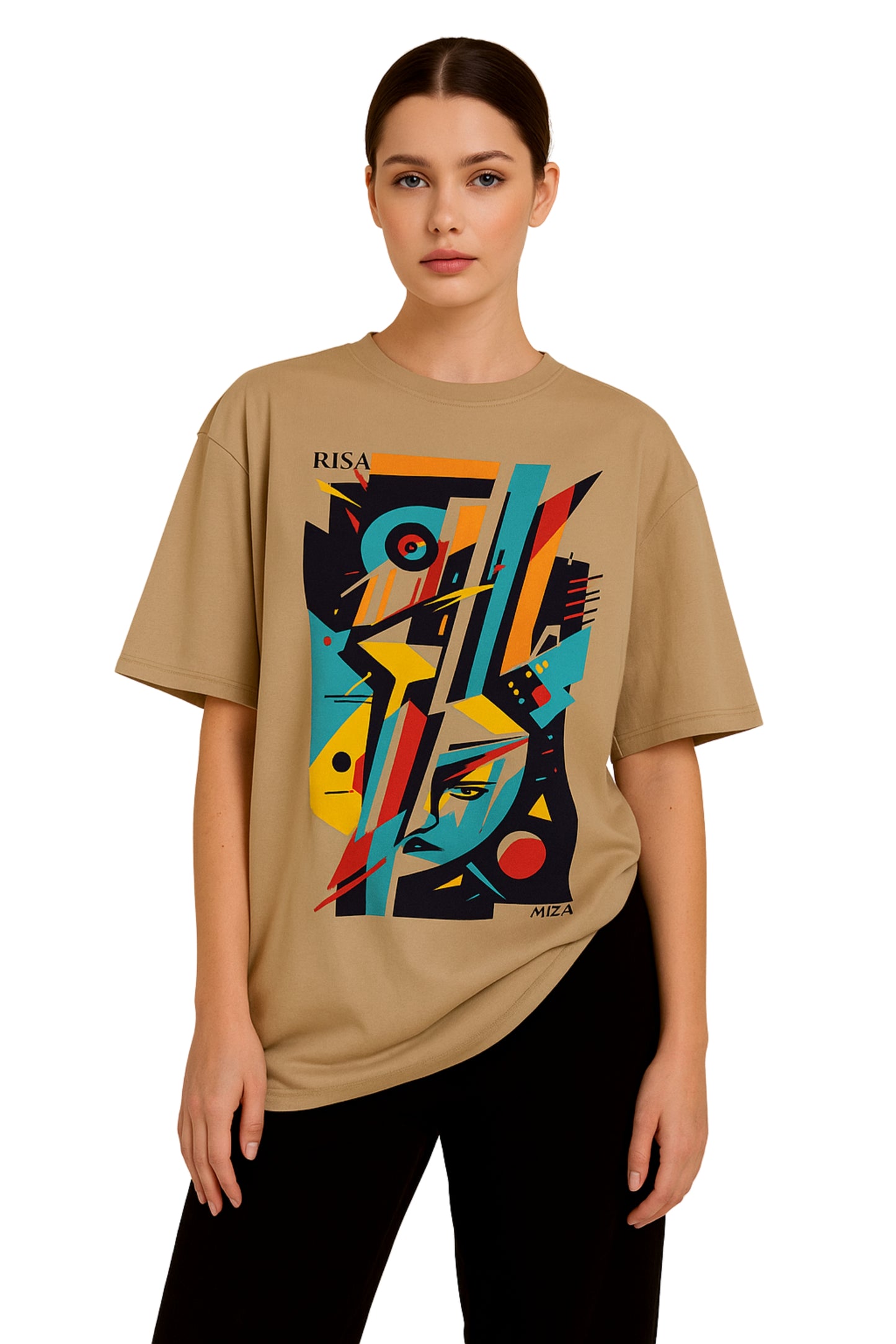 Abstract Modern Art Design T-Shirt, Unisex, 100% Cotton