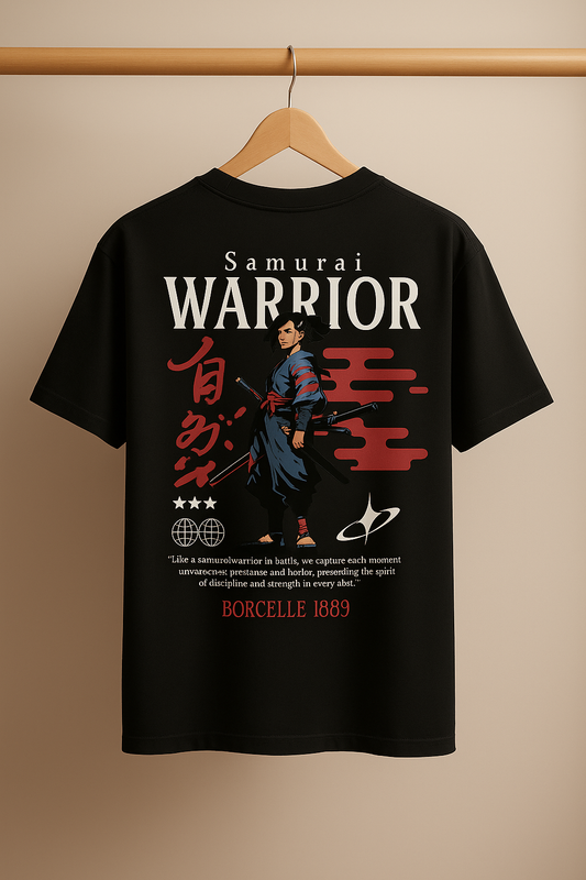 "Samurai Warrior" Graphic Printed T-Shirt | Unisex Japanese Inspired Apparel